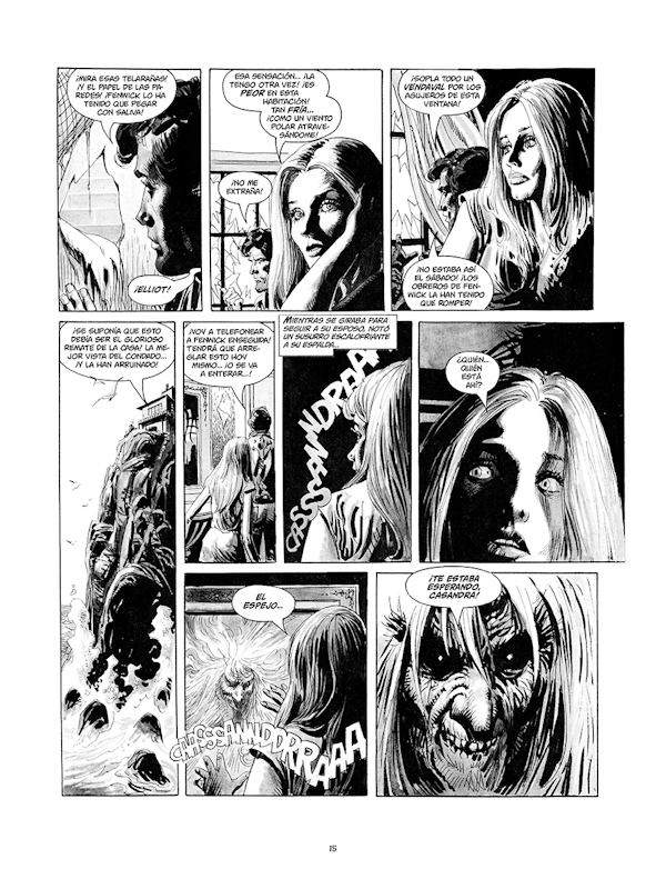 Pagina de La casa del diablo, de Alan Grant, John Wagner y José Ortiz