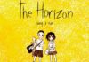 La portada de The Horizon 2 de Jung Ji Hun, con el chico y la chica tumbados en un campo amarillo