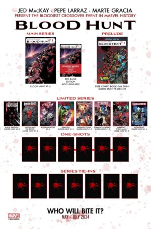 Blood Hunt miniseries -Boletín Marvel 224-