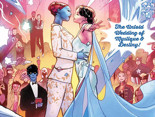X-Men The Wedding Special 1 -Boletín Marvel 225-