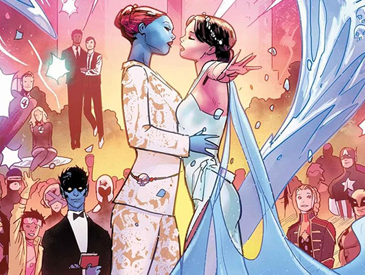 X-Men The Wedding Special 1 -Boletín Marvel 231-