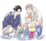 Las familias del manga Imagen de Papá, papá y yo: nuestra historia
