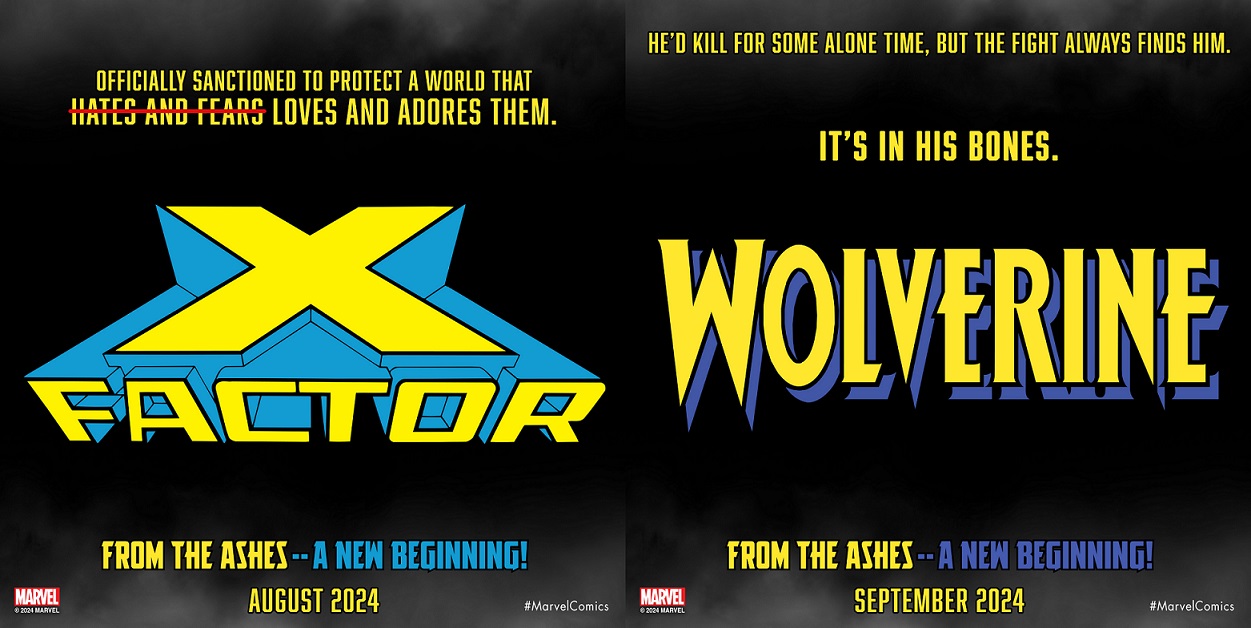 Teasers X-Factor and Wolverine -Boletín Marvel 235-
