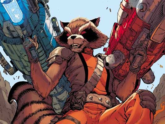 Rocket Raccoon Rocket Rewind -Boletín Marvel 327-