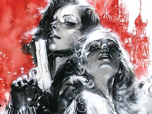 Black Widow Black, White and Red Room -Boletín Marvel 342-